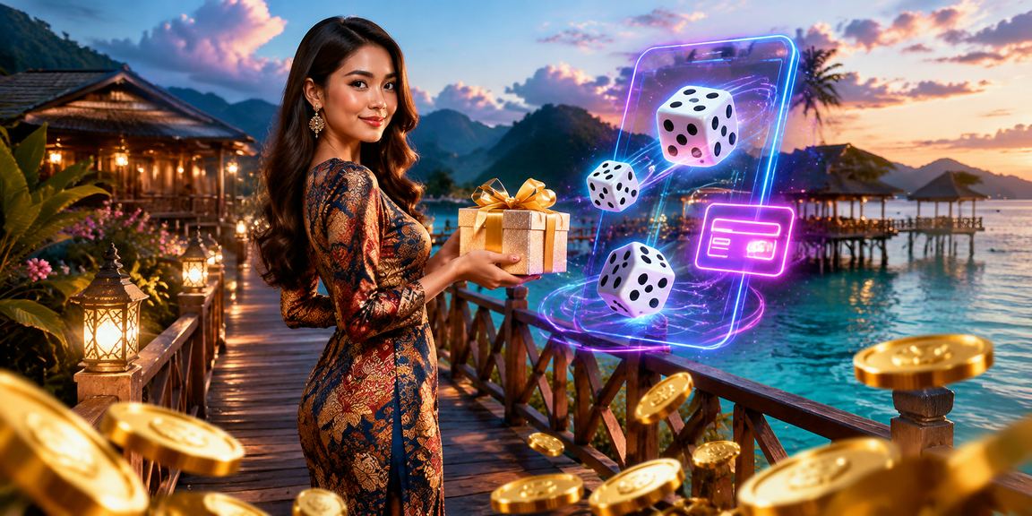 Permainan dadu bertema batik Sabah dengan promosi bonus alpha66